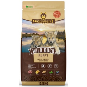 Wolfsblut Dog Wild Duck Puppy - kaczka i bataty 12,5kg