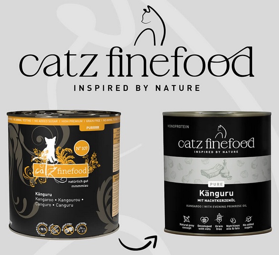 Catz Finefood Purrrr N.107 Kangur puszka 800g - obrazek 3