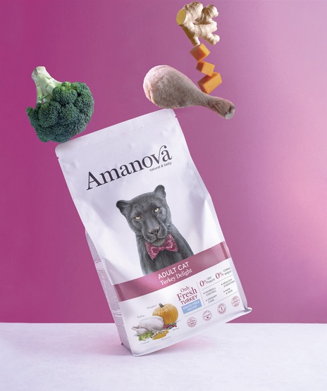 Amanova Cat Adult Turkey Delight - indyk 1,5kg - obrazek 3