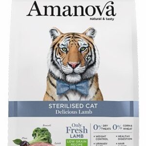 Amanova Cat Sterilised Delicious Lamb - jagnięcina 4kg