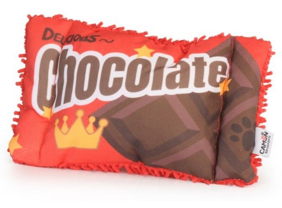 Camon Dog Toy Tabliczka czekolady z piszczałką - obrazek 2