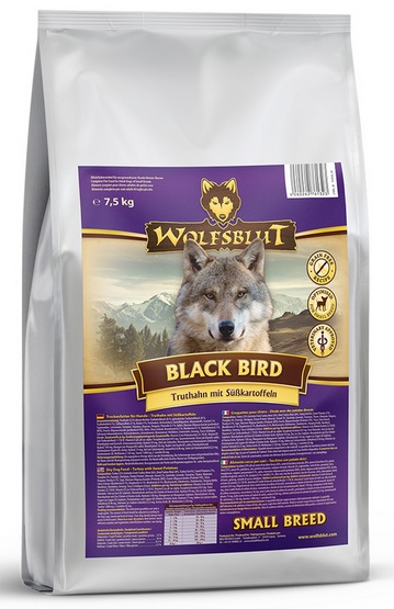 Wolfsblut Dog Black Bird Adult Small - indyk i bataty 7,5kg