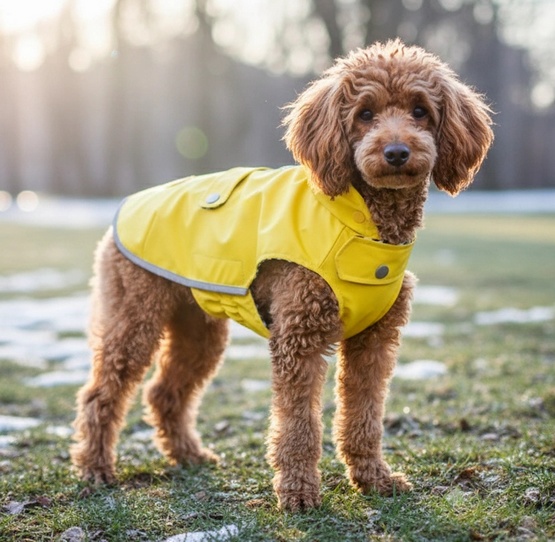Zolux Kurtka Płaszcz wodoodporna Saint Malo R.30 żółta - obrazek 3