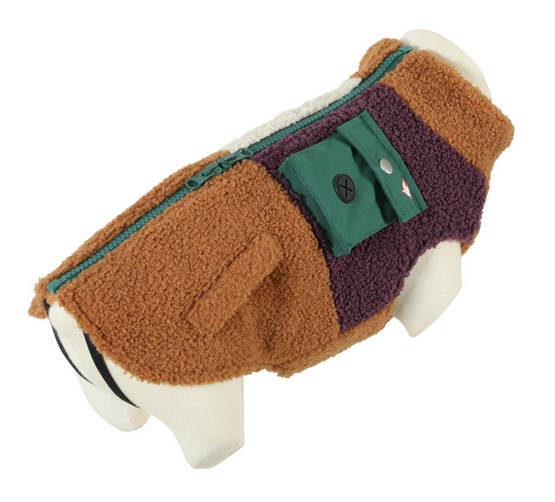 Zolux Ciepła bluza dla psa Bouclette R.55 jasnobrązowa - obrazek 2