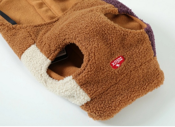 Zolux Ciepła bluza dla psa Bouclette R.55 jasnobrązowa - obrazek 4