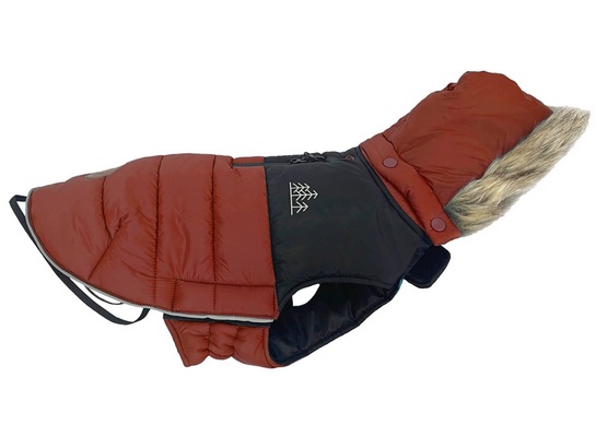 Zolux Kurtka puchowa dla psa New Mountain R.30 ceglasta - obrazek 2