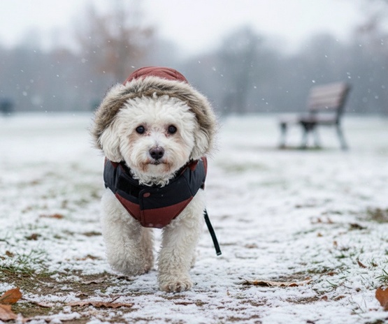 Zolux Kurtka puchowa dla psa New Mountain R.55 ceglasta - obrazek 3