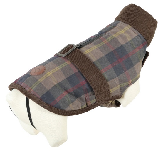 Zolux Kurtka w kratę dla psa Cheverny R.50 brązowa - obrazek 2