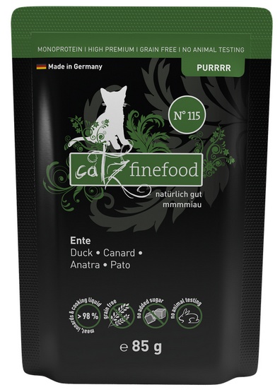 Catz Finefood Pure (Purrrr N.115) Kaczka saszetka 85g - obrazek 4