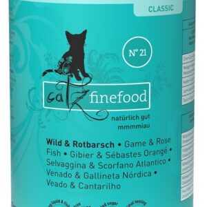 Catz Finefood Classic N.21 Dziczyzna i Karmazyn puszka 400g