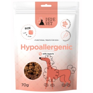 Paka Zwierzaka PEPE VET Przysmak funkcjonalny Hypoallergenic Insect 70g
