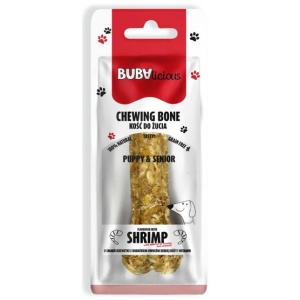 BUBAlicious Kość Puppy & Senior z krewetką, owocami dzikiej róży i witaminami 17cm [3723]