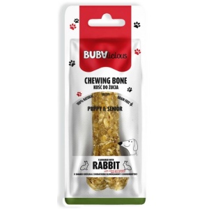 BUBAlicious Kość Puppy & Senior z królikiem oraz dodatkiem glukozaminy i chondroityny - wsparcie stawów 17cm [3717]
