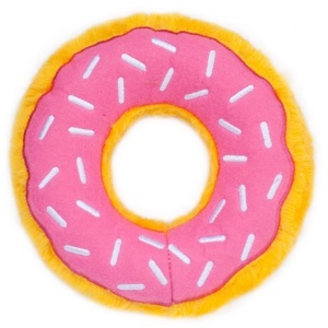 ZippyPaws Pluszowy Donut Standard truskawkowy [ZP256]