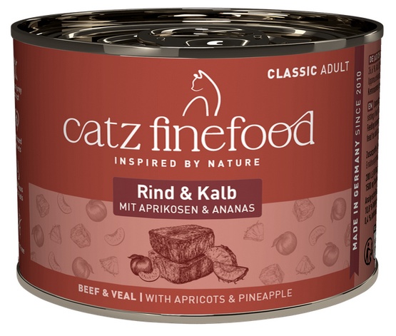Catz Finefood Classic N.07 Wołowina i cielęcina puszka 200g - obrazek 4