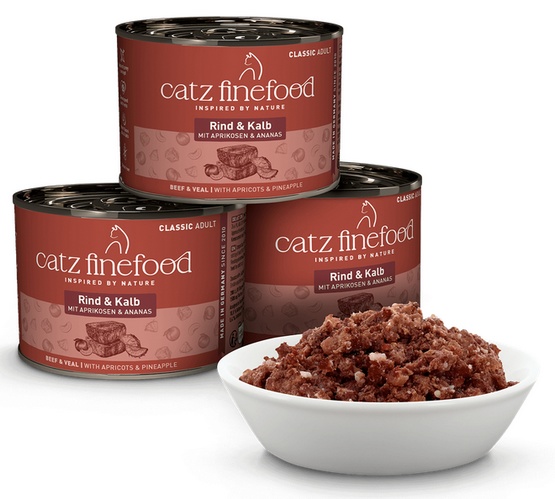 Catz Finefood Classic N.07 Wołowina i cielęcina puszka 200g - obrazek 5