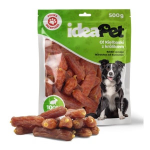 IdeaPet Kiełbaski z królikiem 500g