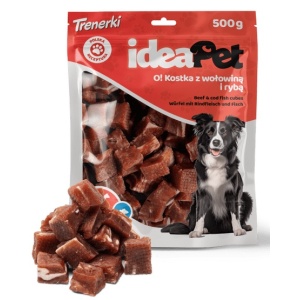 IdeaPet Kostka z wołowiną i rybą 500g