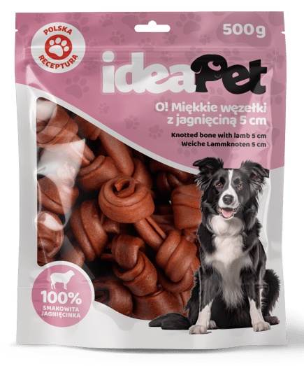 IdeaPet Miękkie węzełki z jagnieciną 5cm 500g - obrazek 2