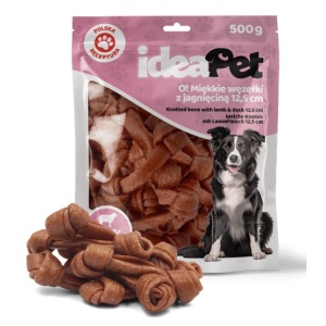 IdeaPet Miękkie węzełki z jagnieciną 12,5cm 500g