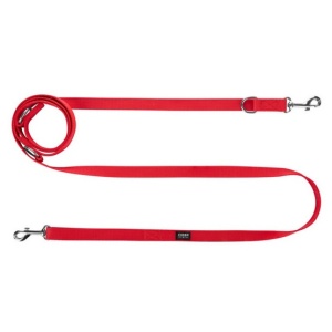 CHABA Smycz taśma regulowana M 16mm/260cm czerwona