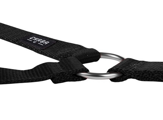 CHABA Szelki taśma regulowane nr 1 - obwód 40cm czarne - obrazek 3