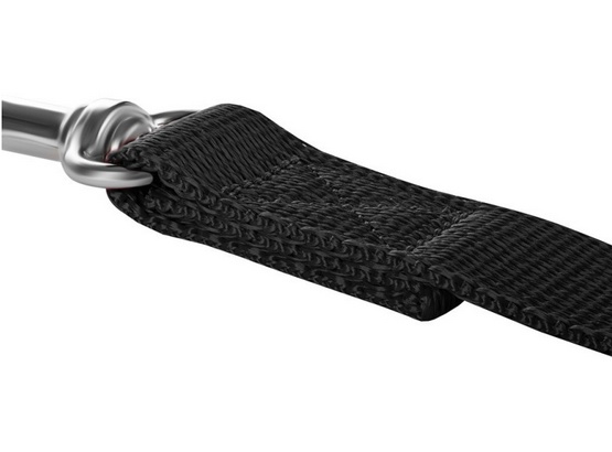 CHABA Smycz taśma S 10mm czarna - obrazek 3