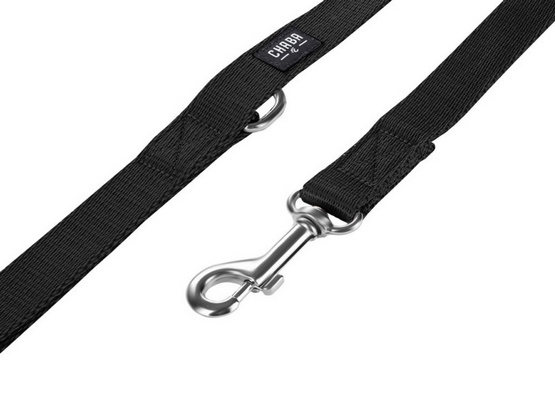 CHABA Smycz taśma S 10mm czarna - obrazek 4