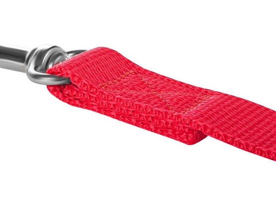 CHABA Smycz taśma L 20mm czerwona - obrazek 4