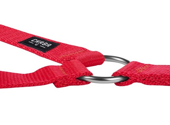 CHABA Szelki taśma regulowane nr 5 - obwód 80cm czerwone - obrazek 3