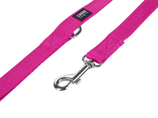 CHABA Smycz taśma S 10mm fuksja - obrazek 3