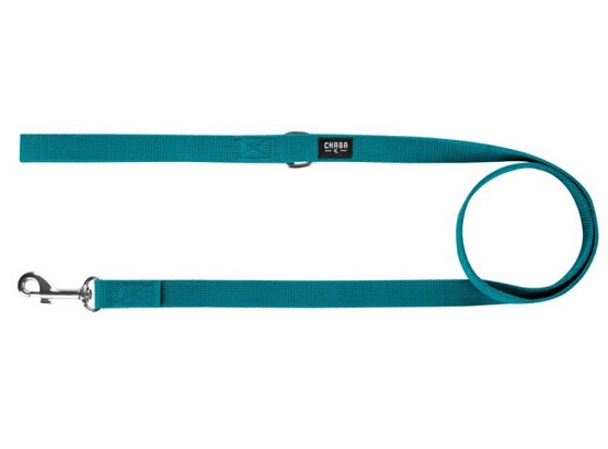 CHABA Smycz taśma S 10mm morska - obrazek 2