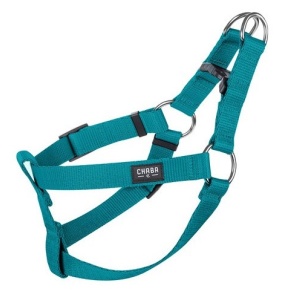 CHABA Szelki taśma regulowane nr 4 - obwód 70cm morskie