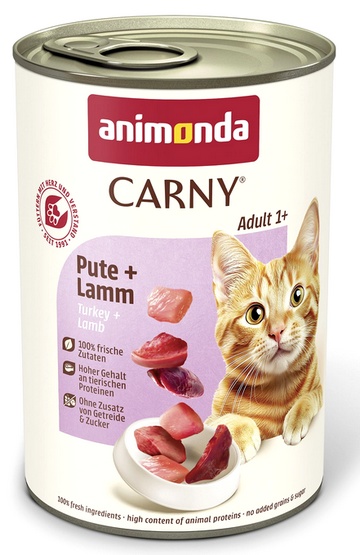 Animonda Carny Adult Indyk + Jagnięcina puszka 400g