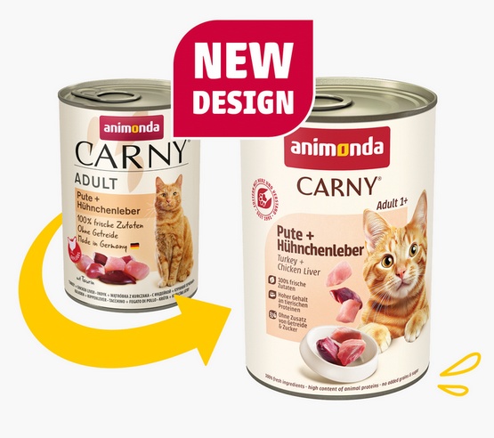 Animonda Carny Adult Indyk + Wątróbka kurczaka puszka 400g - obrazek 2