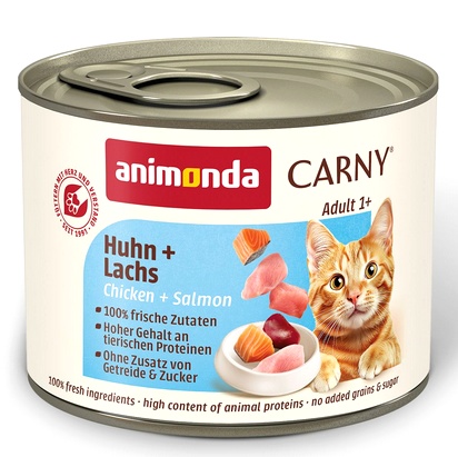 Animonda Carny Adult Kurczak + Łosoś puszka 200g