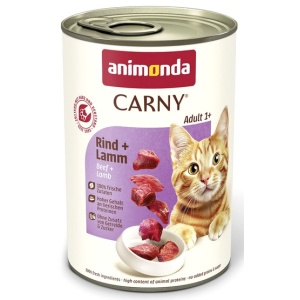 Animonda Carny Adult Wołowina + Jagnięcina puszka 400g