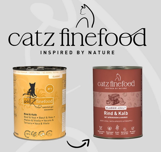 Catz Finefood Classic N.07 Wołowina i cielęcina puszka 400g - obrazek 3