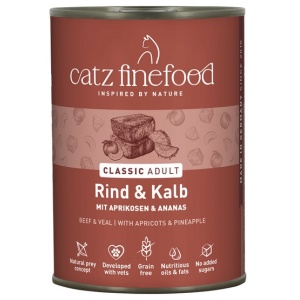Catz Finefood Classic Wołowina i cielęcina (N.07) puszka 400g