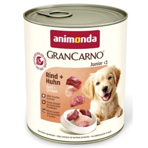 Animonda GranCarno Original Junior Rind Huhn Wołowina + Kurczak puszka 800g