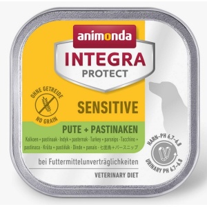 Animonda Integra Protect Sensitive dla psa indyk + pasternak tacka 150g
