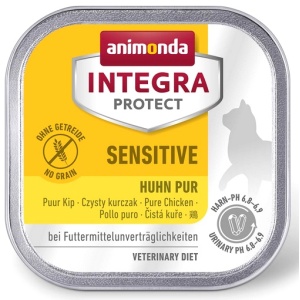 Animonda Integra Protect Sensitive dla kota - z kurczakiem tacka 100g