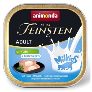 Animonda vom Feinsten Milkies Cat Indyk + Mleko tacka 100g