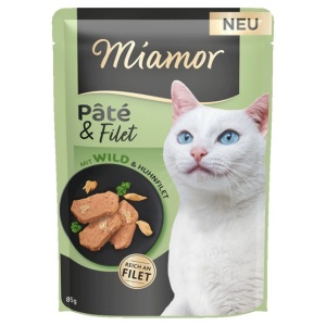 Miamor Pate & Filet Dziczyzna & Kurczak saszetka 85g