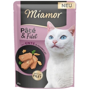Miamor Pate & Filet Kaczka & Kurczak saszetka 85g