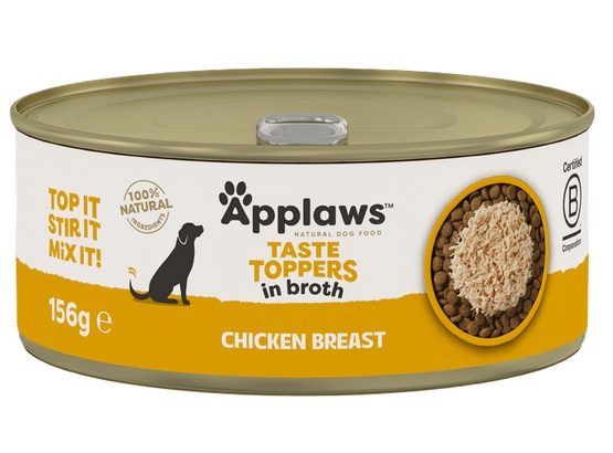Applaws Dog Taste Toppers puszka z kurczakiem 156g - obrazek 7