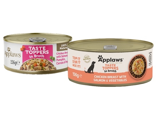 Applaws Dog Taste Toppers puszka z kurczakiem, łososiem i warzywami 156g - obrazek 6