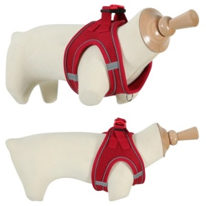 Zolux Szelki oddychające z siatki XS czerwone