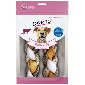 Dokas Pies Warkocz wołowina/tilapia 120g