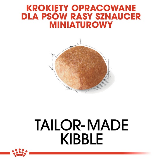 Royal Canin Miniature Schnauzer Adult karma sucha dla psów dorosłych rasy schnauzer miniaturowy 3kg - obrazek 4